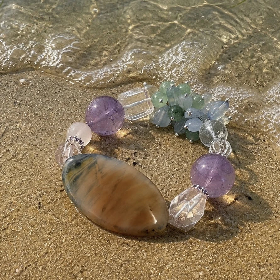 Water｜Liquid Horizon Aquamarine  Bracelet