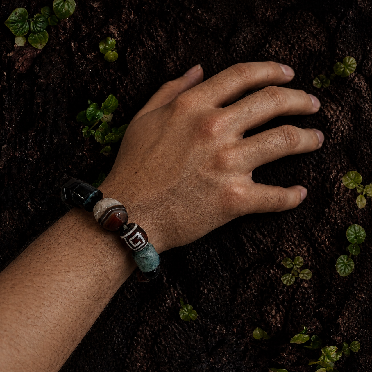 Earth｜Mountain Archive Agate Bracelet