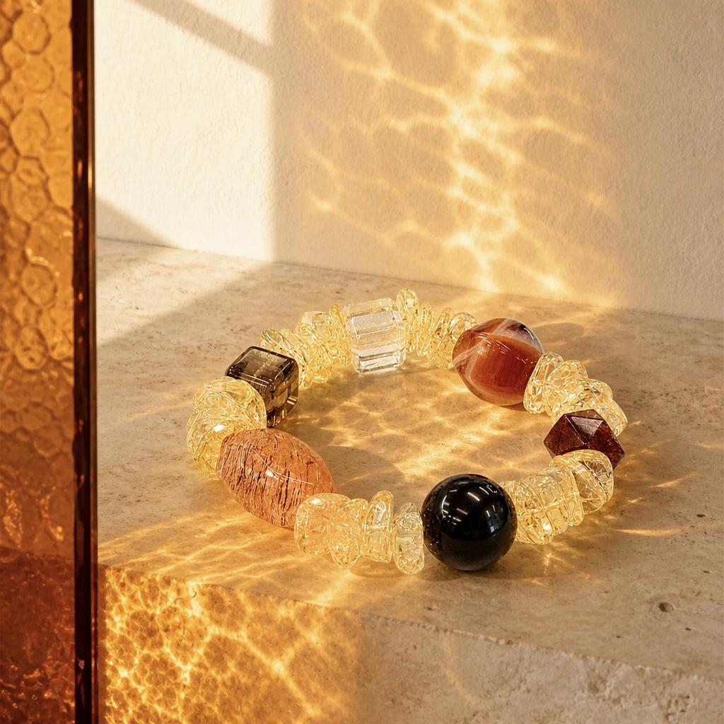 Metal｜Solar Prism Citrine Bracelet