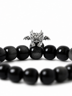 Silver Obsidian Anchor