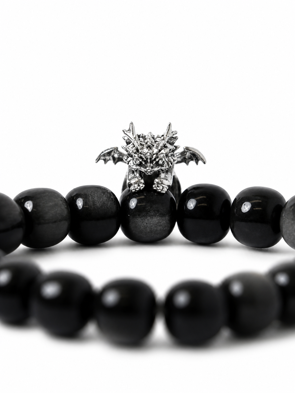 Silver Obsidian Anchor