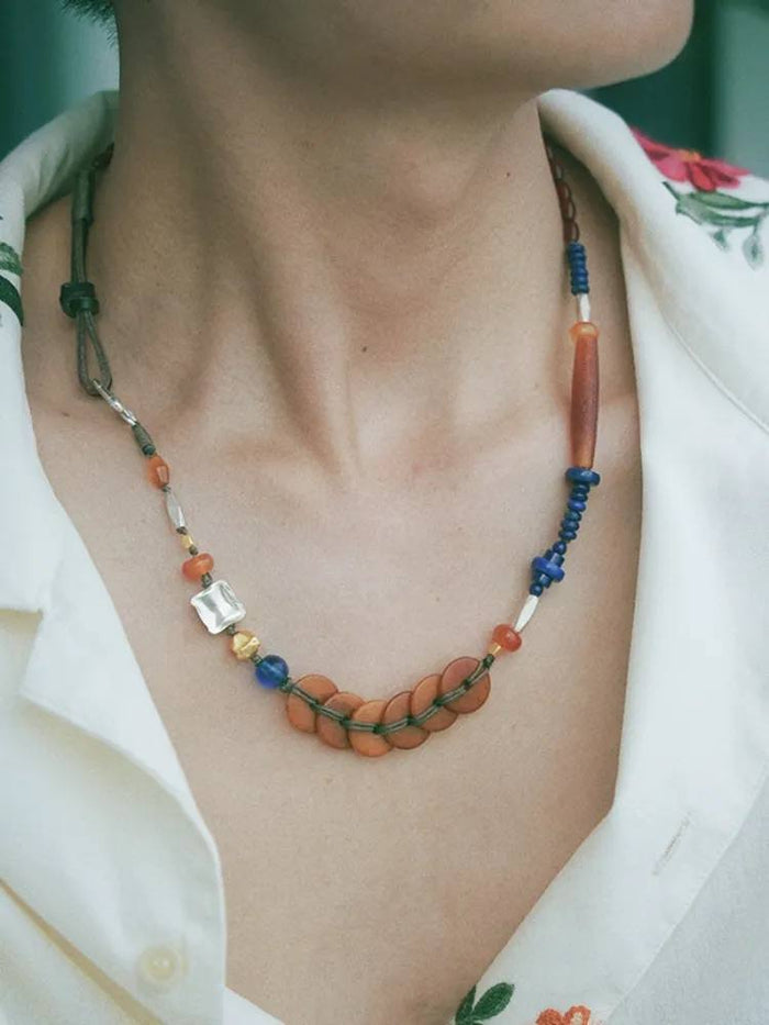 necklace worn