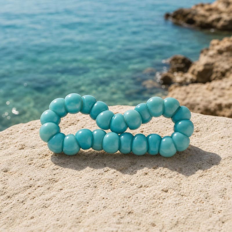 Tahiti Ocean RuaRua Fidget Loop Bracelet